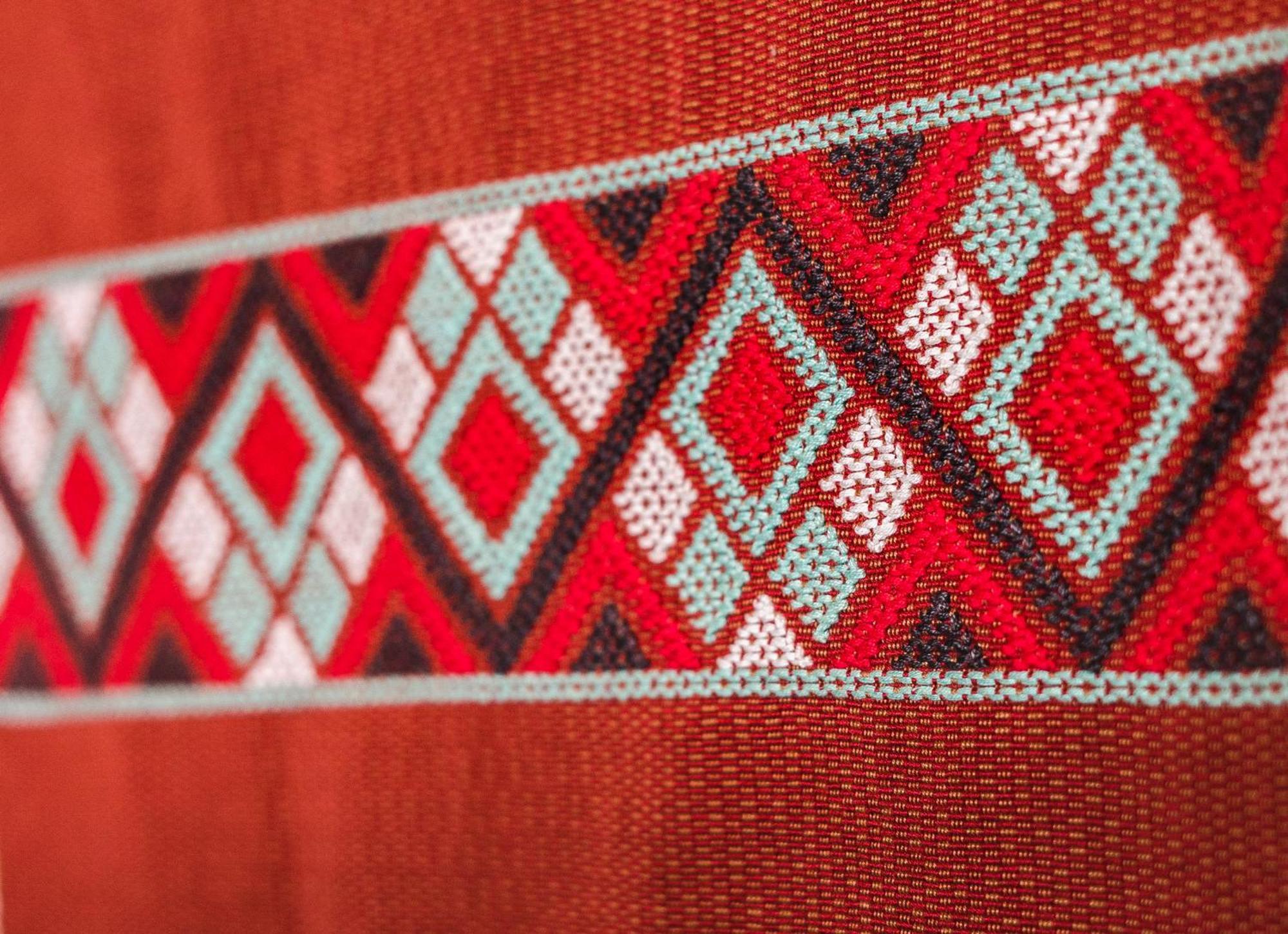 Yox Hotel Boutique San Cristóbal de Las Casas Rum bild Detail of a traditional kilim